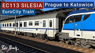 TRIP REPORT  EC Silesia  Prague to Katowice  EuroCity train  1st class  ČD  PKP Intercity [upl. by Peppi843]