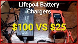 Is the 100 LifePo4 charger better than the 25 charger [upl. by Eeliak]