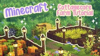 Aesthetic Farm Tutorial Minecraft 🍓🌿✨ Fairy Fairytail Cottagecore Fairytale Design 🌷 Kelpie The Fox [upl. by Ragouzis]