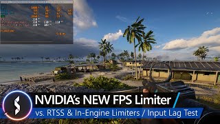 NVIDIAs NEW FPS Limiter vs RTSS amp InEngine Limiters  Input Lag Results [upl. by Naehs]