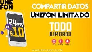 COMPARTIR DATOS UNEFON ILIMITADO 2020  SIN PROGRAMASAPPS NUEVO METODO DEFINITIVO MAYO 2020 [upl. by Tuesday]