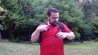 Diaz Sport Molle Hydration Pack Backpack with 3L Water Bladder Review [upl. by Dorise]