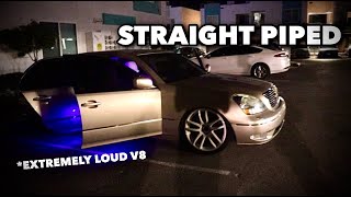 I MADE MY STRAIGHT PIPED LEXUS LS430 EVEN LOUDER [upl. by Aig]