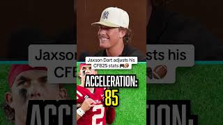 Jaxson Dart reacts to his CFB25 ratings 👀 shorts [upl. by Frodin186]