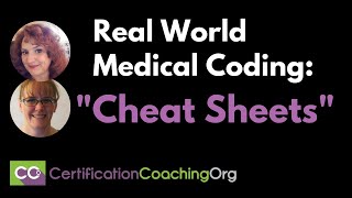 Real World Medical Coding  quotCheat Sheetsquot [upl. by Lezned]