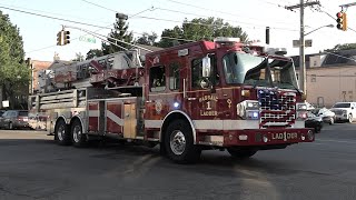 Passaic NJ Fire Department Engine 1 amp Ladder 1 Responding [upl. by Edlyn]