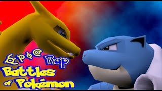 Epic Rap Battles of Pokémon Blastoise vs Charizard [upl. by Atinwahs244]