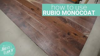 HOW TO USE RUBIO MONOCOAT Shorts [upl. by Eyllom]