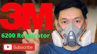 3M 6200 Half Facepiece Respirator  6001 Organic Vapor Cartridge  5N11 N95 Filter [upl. by Howenstein]