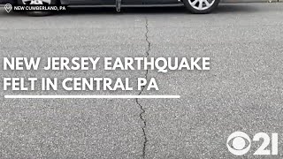 48 Magnitude Earthquake in New Jersey felt in Central PA [upl. by Diane-Marie]