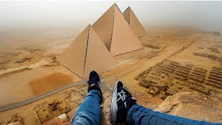 Great Pyramid of Giza Cartboard DIY HOW TO MAKE CARDBOARD PYRAMID [upl. by Enayd]