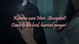 Stossgebet  Powerwolf English Subtitles [upl. by Secnarfyram]