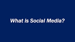 What is Social Media [upl. by Azeria728]