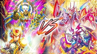 Gold Paladin Gurguit Vs Kagero Overlord  Cardfight Vanguard G [upl. by Wernda]