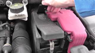 Peugeot 308 Battery Location Video [upl. by Ermey]