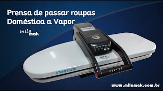 Máquina de passar roupas a Vapor  Prensa a vapor [upl. by Jimmie]