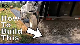 Install a Gravel Driveway 4 steps in 5 minutes [upl. by Kendell]