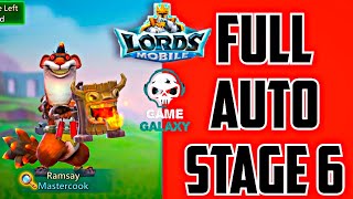 Lords Mobile Limited Challenge Crazy Chef  Mastercook  Ramsay Stage 6 Full Autoplay  LordsMobile [upl. by Aihtnyc]