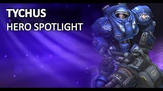 Heroes of the Storm  Tychus  Spotlight [upl. by Okkin]