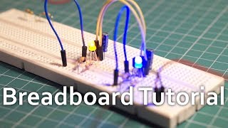 Breadboard tutorial How to use a breadboard for beginners [upl. by Arleta]