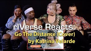 rIVerse Reacts Go The Distance Cover by Katrina Velarde  LIVE on Wish 1075 Bus Reaction [upl. by Sisi]