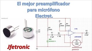 El mejor preamplificador para micrófono Electret muy Fácil [upl. by Retnyw196]