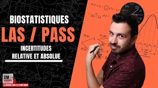 INCERTITUDES  ➗ Calcul de lincertitude RELATIVE et ABSOLUE en biostatistiques [upl. by Benji827]