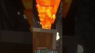 Cartoon dog showed himself… recommended minecraft shortsfeed [upl. by Aicilra]