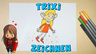 Trixi einfach malen für Kinder  ab 10 Jahren  Malen mit Evi  deutsch [upl. by Mcclenon]