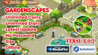 Download Gardenscapes mod apk terbaru unlimited Coin and Stars [upl. by Shanda942]