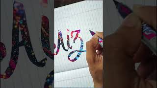 Colour pen writing comment subscribe like share [upl. by Janos]