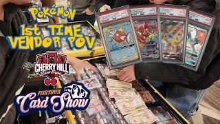 1st Time Vendor POV at Fishtown Card Show 2024 Day 1 amp 2 [upl. by Eimme]