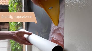 Richtig tapezieren  Fototapeteshopz [upl. by Auqcinahs]