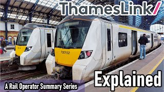 Thameslink EXPLAINED  A Rail Operator Summary [upl. by Nevah]