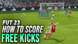 How To Score Any Free Kick On FIFA 23 [upl. by Dragone401]