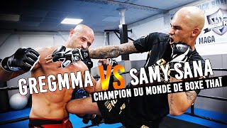 GregMMA affronte Samy Sana lhomme aux 140 combats [upl. by Odlonra]