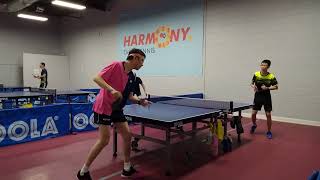 Elite TTC Goldenway Individual League  Div A  Henry Li 806 vs Zachary Mah 701  31 [upl. by Ardehs143]