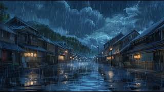 Urban Rain Lofi Hip Hop Serenade 🌧 Lofi Chill Night ☂️ [upl. by Hoy]