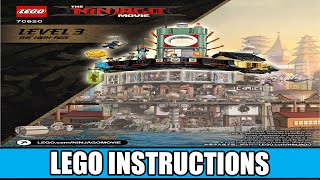 LEGO Instructions  The LEGO Ninjago Movie  70620  NINJAGO City Level 3  The High Rise [upl. by Aretak]