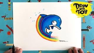 DrawWithRob 39 Dolphin [upl. by Emilee]