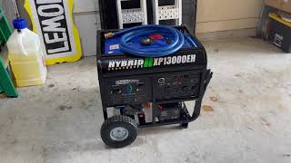 Duromax 1300EH home Generator Setup [upl. by Anela]