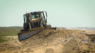 Restoring Dunes at McFaddin Beach [upl. by Ajssatan]