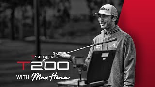 Max Homa Hits Titleist T200 Irons I Titleist T Series [upl. by Leodora]