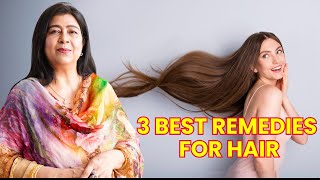 3 Powerful Remedies for Hair Growth amp Thickness [upl. by Barnard230]