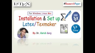 How to Install Latex on Window Mac or Linux Complete Installation amp Setup [upl. by Larena]