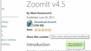 Draw on screen while presenting to an audience or making recordings  using ZoomIt [upl. by Agathe499]