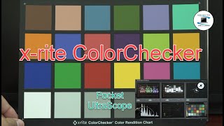 Xrite Color Checker Classic  Explanation and Test with Blackmagic Pocket UltraScope [upl. by Rutger]