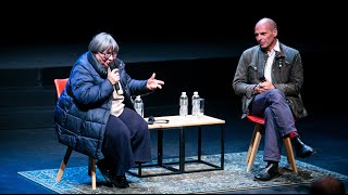 Luisa Morgantini amp Yanis Varoufakis discuss the importance of solidarity with the Palestinian people [upl. by Ros]