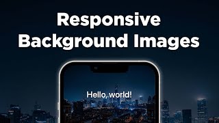 Responsive Background Images w Bootstrap 5 in HTMLCSS [upl. by Eniamsaj]