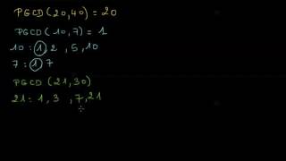 Plus Grand Commun Diviseur  exercice [upl. by Oiruam]